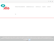 Tablet Screenshot of n-allo.be